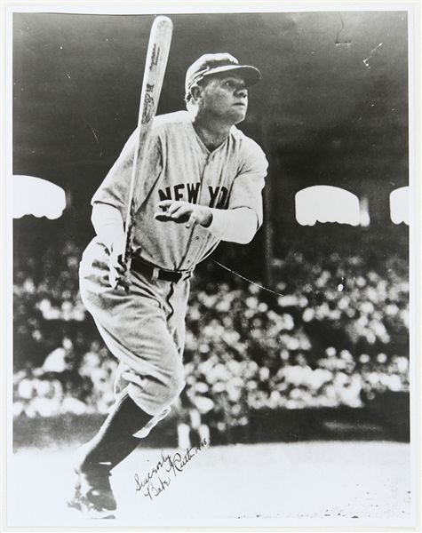 1948 Babe Ruth New York Yankees 11"x 14" Photo 