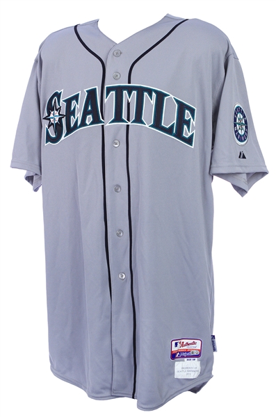  2013 Kendrys Morales Seattle Mariners Game Worn Road Jersey (MEARS LOA/MLB Hologram)