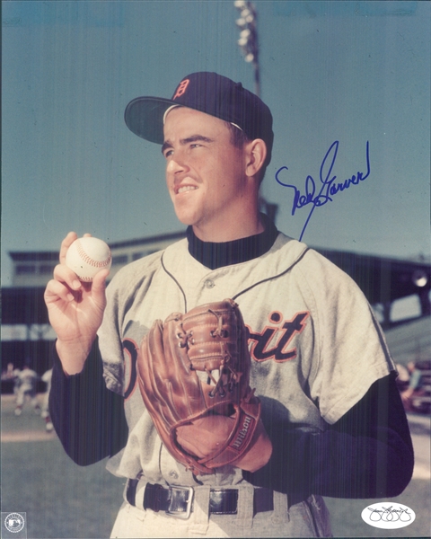 1952-56 Ned Garver Detroit Tigers Signed 8" x 10" Photo (*JSA*)