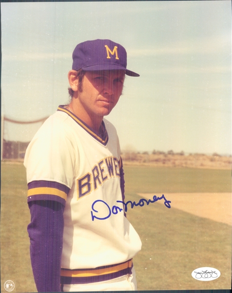 1973-83 Don Money Milwaukee Brewers Signed 8" x 10" Photo (*JSA*)