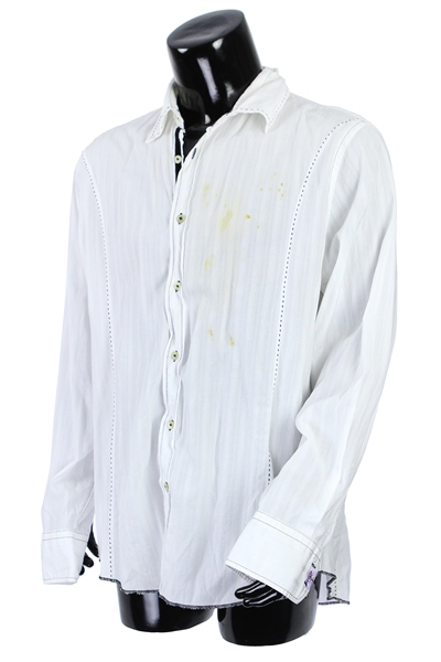 2000s William Shatner Worn Arnold Zimberg Long Sleeve Button Up Shirt (Shatner LOA/MEARS LOA)