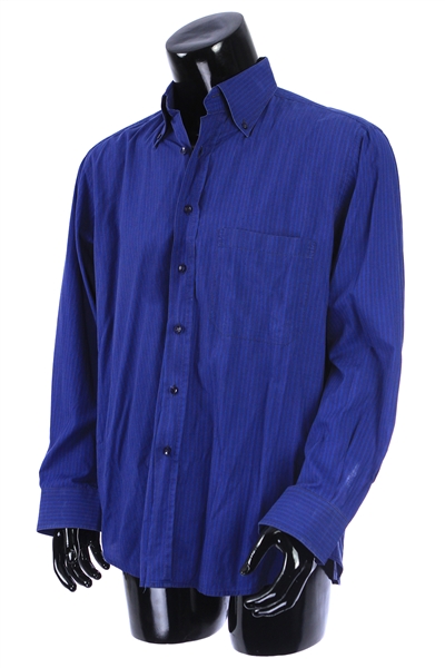 2000s William Shatner Worn Quartiereduemiglia Long Sleeve Button Up Shirt (Shatner LOA/MEARS LOA)