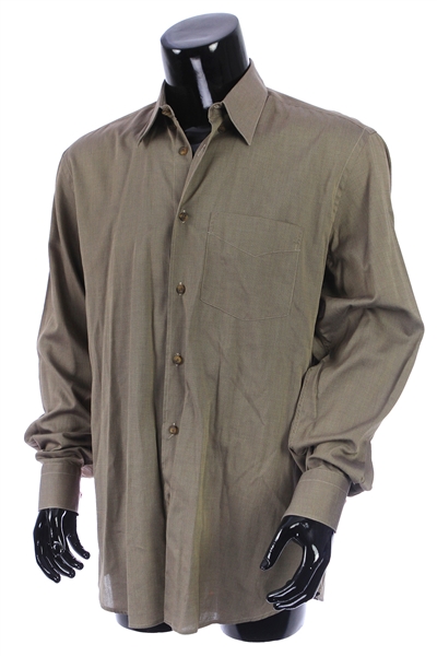 2000s William Shatner Worn Artioli Long Sleeve Button Up Shirt (Shatner LOA/MEARS LOA)