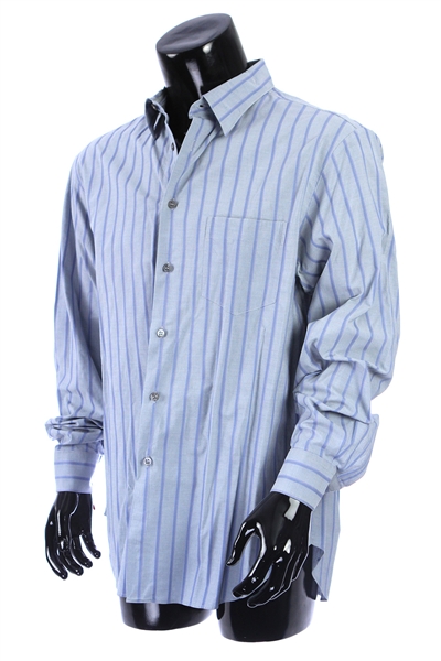2000s William Shatner Worn Armani Long Sleeve Button Up Shirt (Shatner LOA/MEARS LOA)
