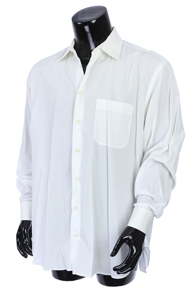 2000s William Shatner Worn Armani Long Sleeve Button Up Shirt (Shatner LOA/MEARS LOA)