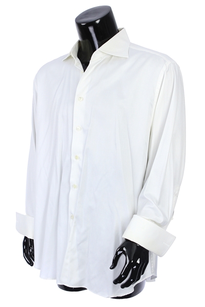 2000s William Shatner Worn Canali Long Sleeve Button Up Shirt (Shatner LOA/MEARS LOA)