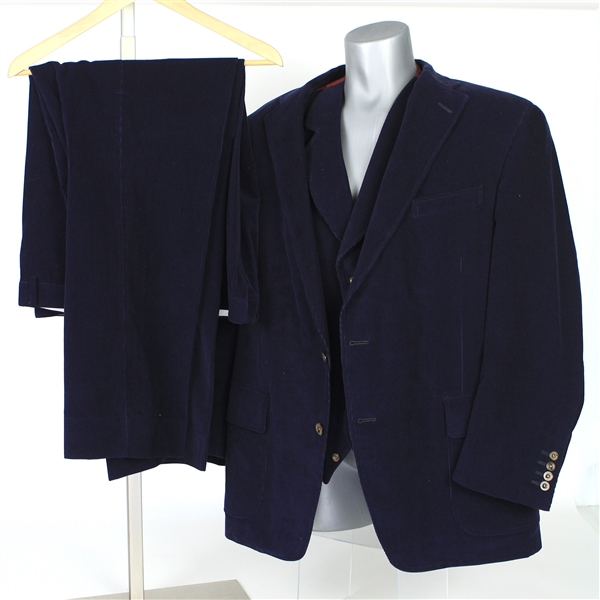2000s William Shatner Worn Carroll & Co. Full Corduroy Suit w/ Sport Coat, Vest & Pants (Shatner LOA/MEARS LOA)