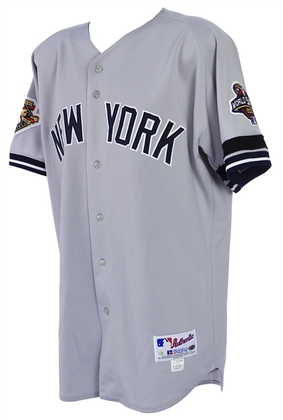 2001 Sterling Hitchcock New York Yankees World Series Road Jersey (MEARS A10/Steiner)
