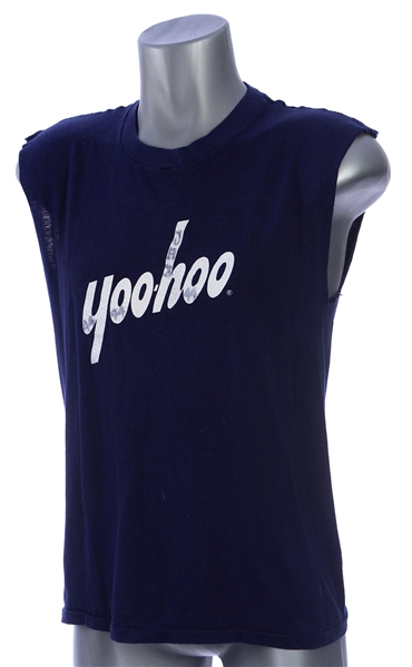 1977-81 Reggie Jackson New York Yankees YooHoo Cut Sleeve Undershirt (MEARS LOA/Reggie LOA) From Jacksons Personal Collection