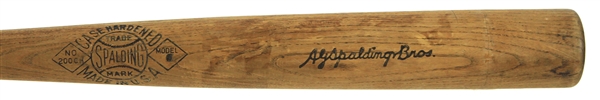 1920s AG Spalding & Bros Case Hardened Store Model Baseball Bat