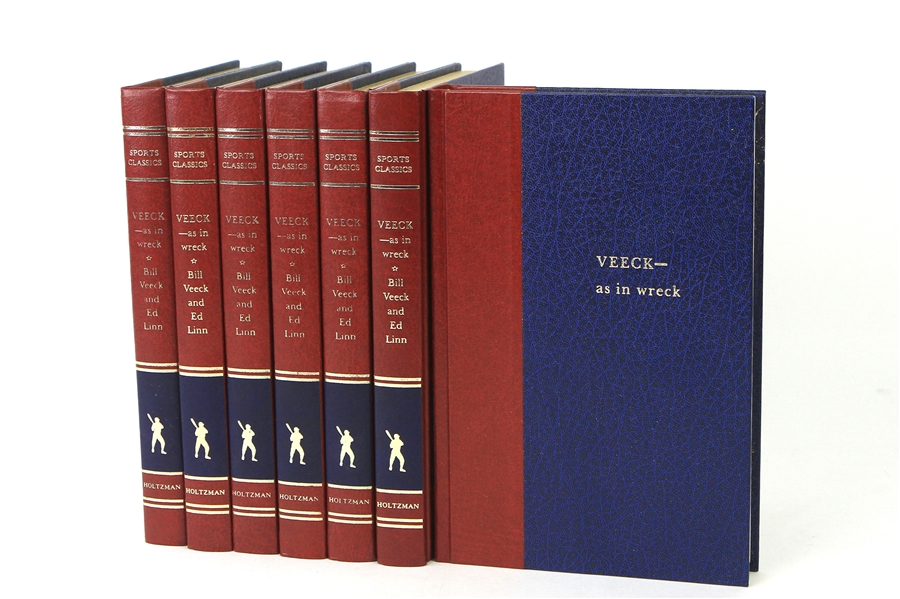 1970s Bill Veeck Signed "Veeck - As In Wreck" Sports Classic Hardcover Editions - Lot of 7 (JSA)