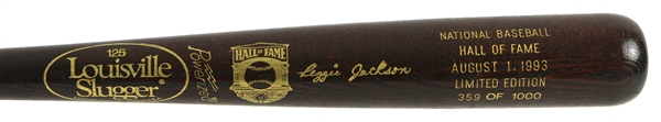 1993 Reggie Jackson Louisville Slugger Hall of Fame Induction Commemorative Bat 359/1000 