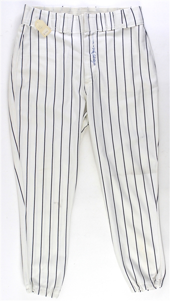 1978 Reggie Jackson New York Yankees Signed Game Worn Home Uniform Pants (MEARS LOA/JSA)