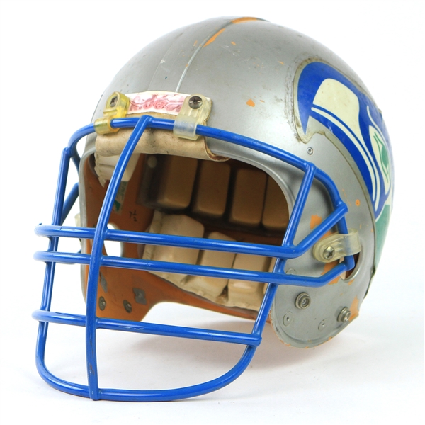1984-85 Seattle Seahawks Game Worn Football Helmet (MEARS LOA)