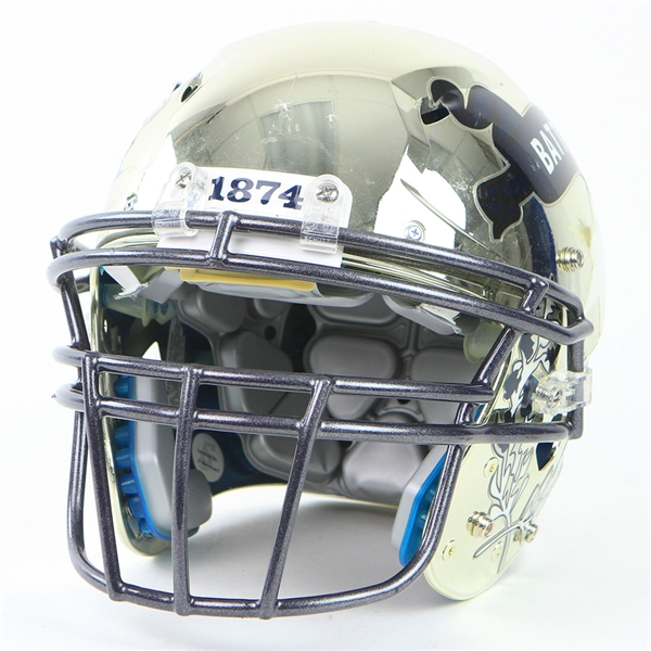 2013-14 Nevada Wolf Pack "Battle Born Battle Ready" Full Size Football Helmet (MEARS LOA)