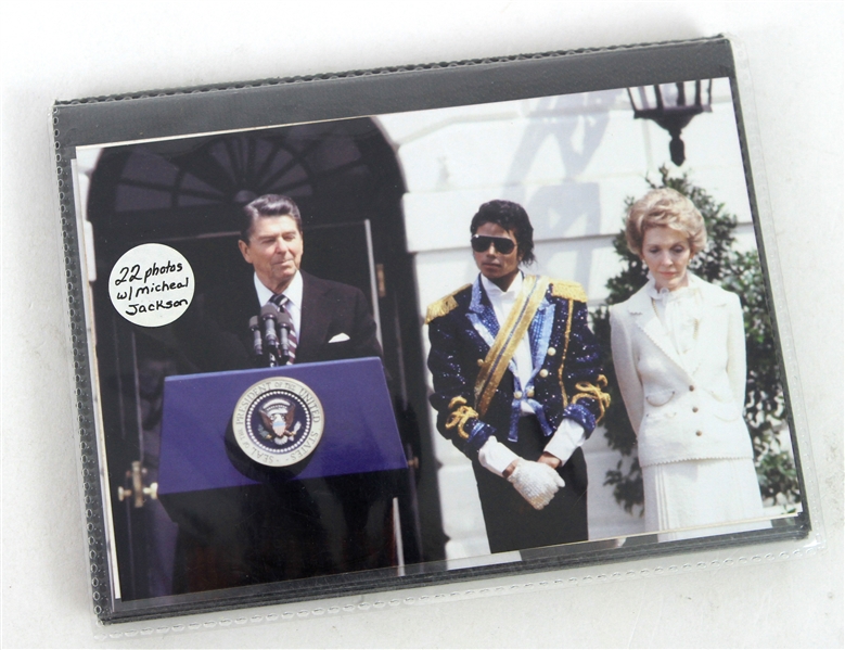 1984 Michael Jackson Ronald Nancy Reagan White House Photos - Lot of 22