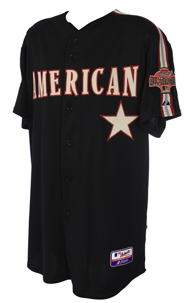 2004 Michael Young Texas Rangers Signed All Star Game Batting Practice Jersey (MEARS LOA/JSA/MLB Hologram)