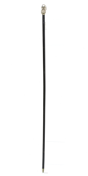 1889-93 Benjamin Harrison 23rd President of the United States 34" Figural Walking Stick
