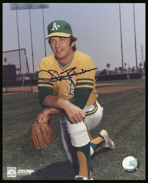 1975-77 Stan Bahnsen Oakland Athletics Autographed 8x10 color Photo (JSA)