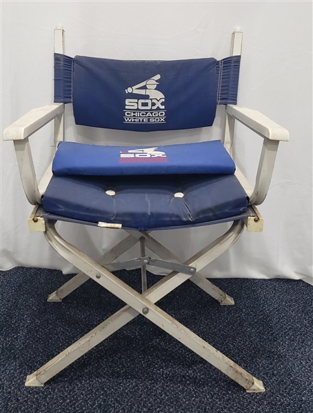1980s Chicago White Sox Comiskey Park Folding Players Chair