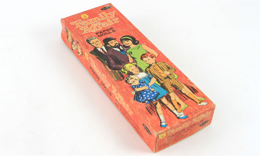 1968 MIB Family Affair Paper Dolls w/ Figures, Stands & Wardrobe 