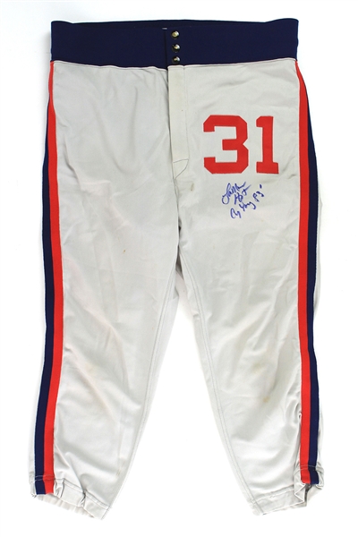 1983 LaMarr Hoyt Chicago White Sox Signed Game Worn Road Uniform Pants (MEARS LOA/JSA) Cy Young Season