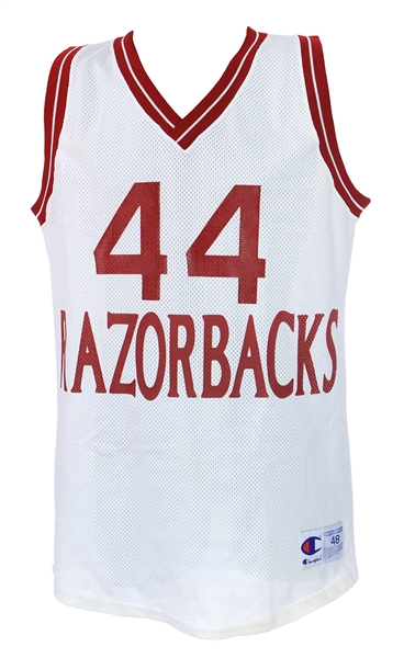 1980s Arkansas Razorbacks #44 Basketball Jersey (MEARS LOA)