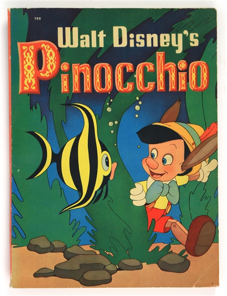 1939 Walt Disneys Pinocchio Whitman Storybook