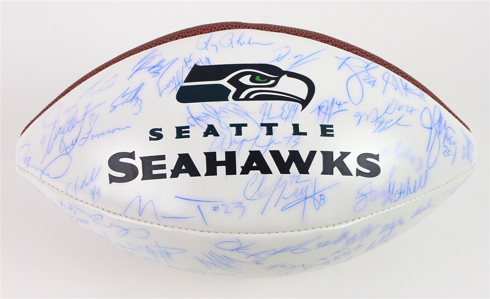 2004 Seattle Seahawks Team Signed ONFL Tagliabue Autograph Panel Football w/ 66 Signatures Including Jerry Rice, Walter Jones, Shaun Alexander & More (Beckett Authenticaiton)
