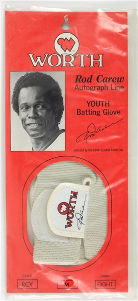 1979-85 Rod Carew California Angels MIB Store Model Worth Batting Glove