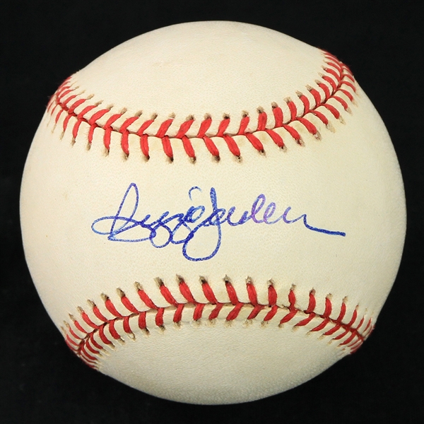 1995-99 Reggie Jackson New York Yankees Signed OAL Budig Baseball (JSA)