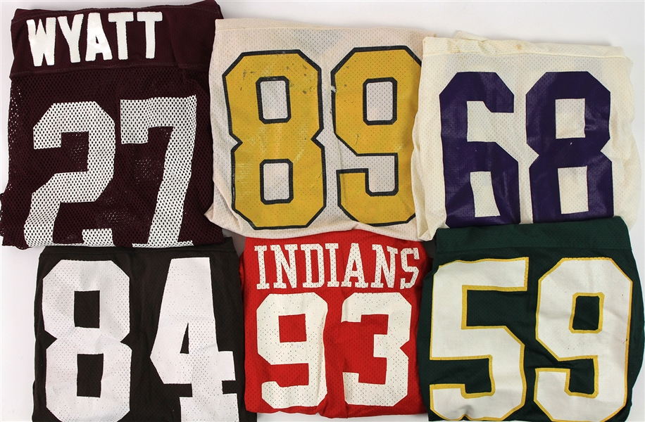 1970s-80s College Football Game Worn Jersey Collection - Lot of 9 (MEARS LOA)