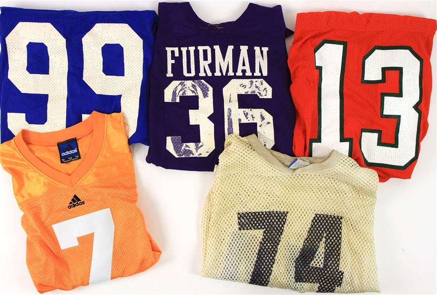 1970s-2000s College Football Game Worn Jersey Collection - Lot of 8 (MEARS LOA)