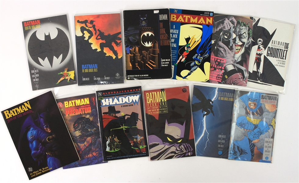 1980s-90s Batman Shadow Rocketeer Comic Book & Graphic Novel Collection - Lot of 96