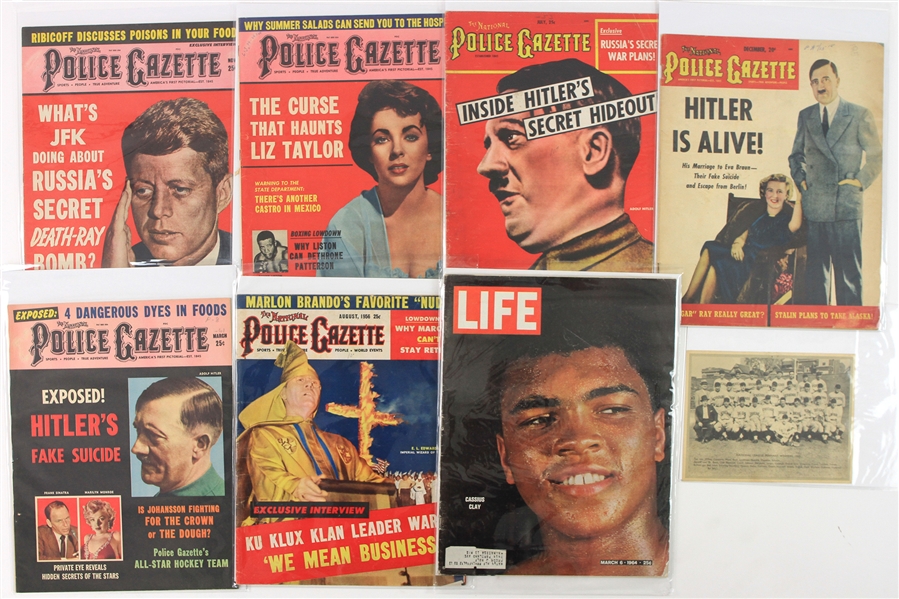 1950s-60s National Police Gazette Collection - Lot of 18