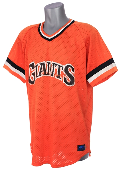 1983 Chili Davis San Francisco Giants Batting Practice Jersey (MEARS LOA) First BP Jersey Style in Franchise History