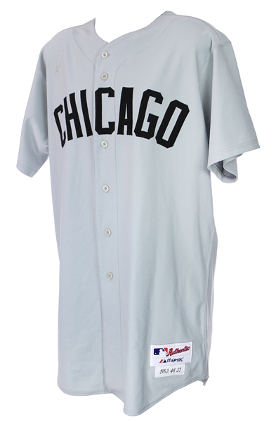 2003 (September 6) Kelly Wunsch Chicago White Sox Game Worn 1953 Throwback Road Uniform (MEARS LOA)