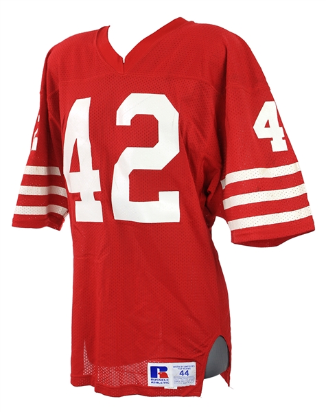 1985-88 Ronnie Lott San Francisco 49ers Signed Home Jersey (MEARS A5/JSA)