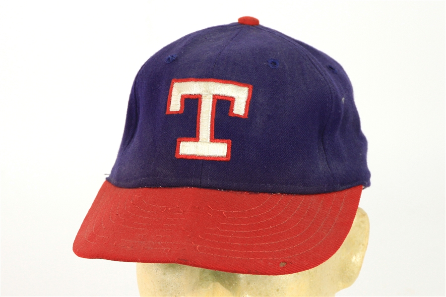 1978-82 Texas Rangers Game Worn Cap (MEARS LOA)