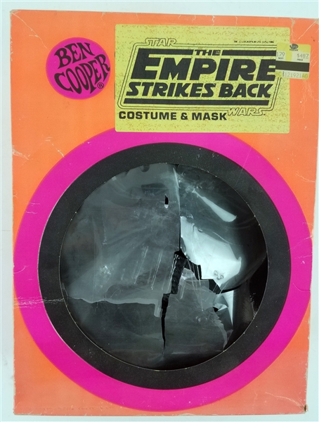 1980 Darth Vader MIB Ben Cooper Empire Strikes Back Costume & Mask