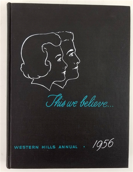 1956 Pete Rose Signed Western Hills Annual Yearbook (JSA)
