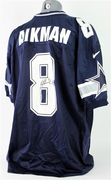 1990s Troy Aikman Dallas Cowboys Signed Jersey w/ Original Dallas Cowboys Pro Shop Tag (JSA)