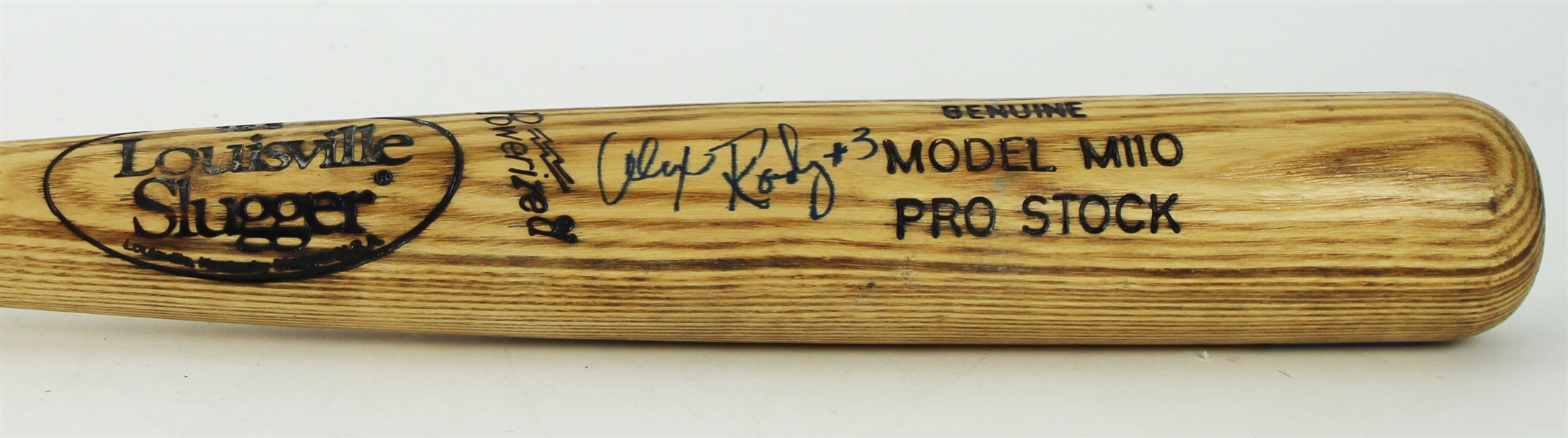 1994 Alex Rodriguez Appleton Foxes Signed Louisville Slugger Professional Model Game Used Bat (MEARS A9/JSA) "with Early Minor League Version of his Autograph"