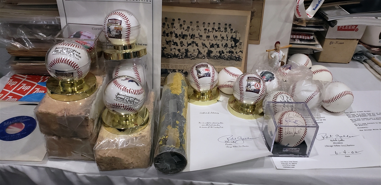1950s to present Lot of Chicago White Sox & General Memorabilia (100+ Items)