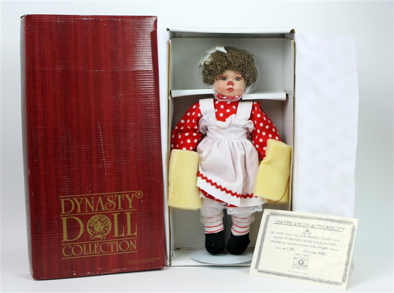 1990s Maggie MIB 13" Porcelain Dynasty Doll