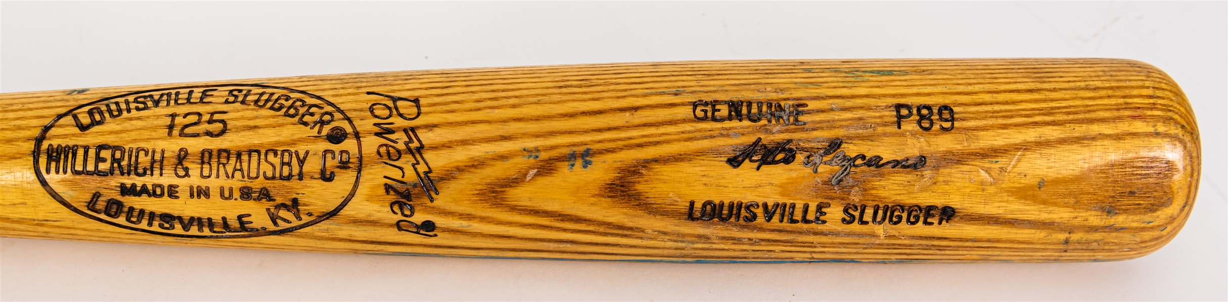 1977-79 Sixto Lezcano Milwaukee Brewers H&B Louisville Slugger Professional Model Game Used Bat (MEARS LOA)