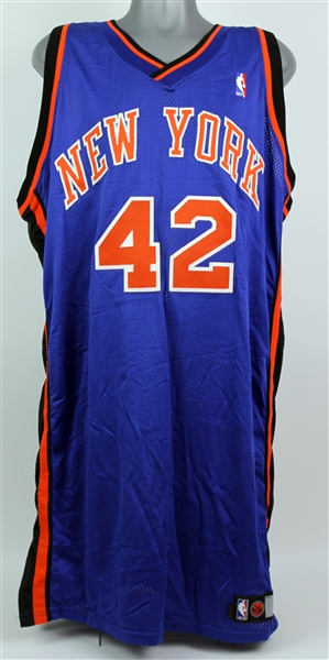 2005-06 David Lee New York Knicks Game Worn Road Jersey (MEARS LOA)