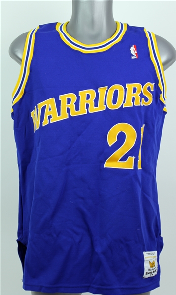 1989-90 Sleepy Floyd Golden State Warriors Period Retail Jersey 