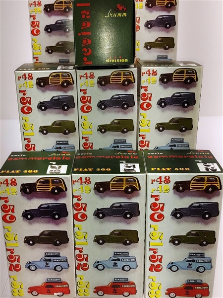 Brumm Serie Commerciale Toy Cars (Lot of 9)