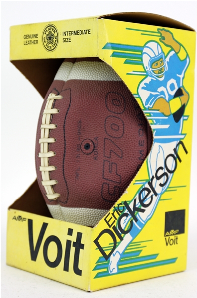 1980s Eric Dickerson Los Angeles Rams Player Endorsed AMF Voit Store Model Football w/ Original Box